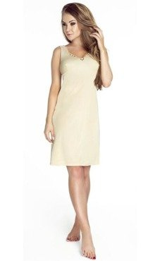 Kremowa halka damska Mewa / 1094 z jedwabiu Vistex