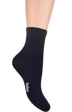 Krótkie skarpetki bambusowe Skarpol 24 CZARNE