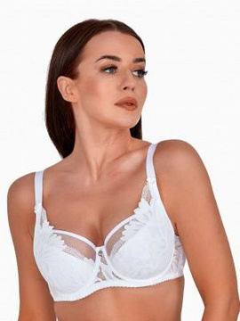 Biały biustonosz półusztywniany Gaia Keto Art. 1134