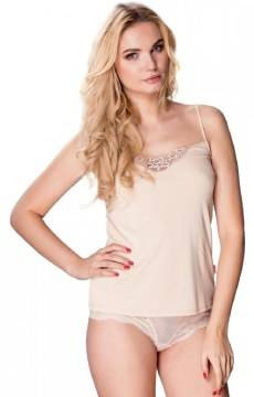 Koszulka na cienkich ramiączkach, z jedwabiu Vistex Mewa / 920