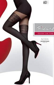 Rajstopy jak pończochy Fiore NOIRA 60 DEN