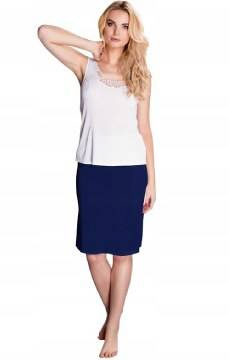 Granatowa półhalka Mewa 4141 z jedwabiu VISTEX