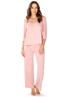 Piżama damska PATRYCJA ciemny róż - Mewa