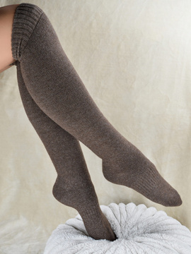 Czarne zakolanówki damskie Steven - 089 z ażurowym splotem