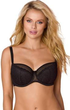 Czarny biustonosz półusztywniany VENA VB-323