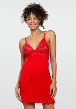 Halka FREDERICA - wiskoza czerwony - Dkaren