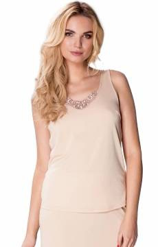 Koszulka na ramiączkach, z jedwabiu Vistex Mewa / 919