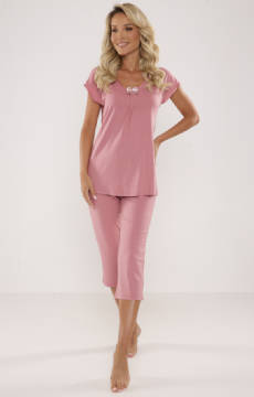 Piżama 3/4 De Lafense 884 KOLEKCJA VISA