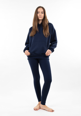 Komplet Oseye - granat bawełna gruba i prążki - Dkaren