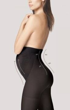 Ciepłe rajstopy ciążowe Fiore MAMA 100 DEN mikrofibra