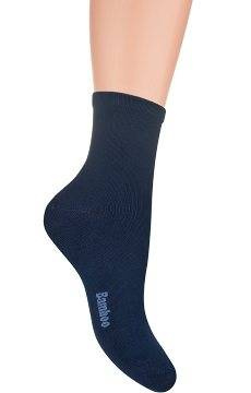 Krótkie skarpetki bambusowe Skarpol 24 GRANATOWE