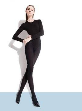 Kryjące rajstopy z mikrofibry Fiore ROZA 60 DEN graphite || grafitowy