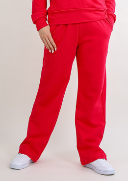 Spodnie DK-K-B8 - malina bawełna - Dkaren