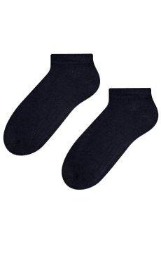 Czarne gładkie zakostki damskie Steven 052