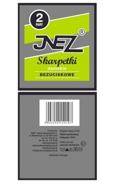 Skarpetki damskie bezuciskowe Inez - Elastil woreczek