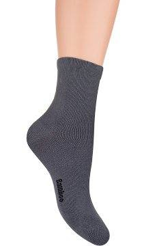 Krótkie skarpetki bambusowe Skarpol 24 SZARE