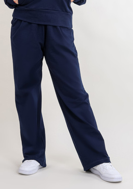 Spodnie DK-K-B8 - granat bawełna - Dkaren