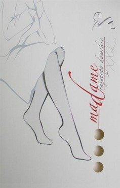 Bawełniane rajstopy z dużym klinem Wola Madame 2XL/ kolory do wyboru grafit