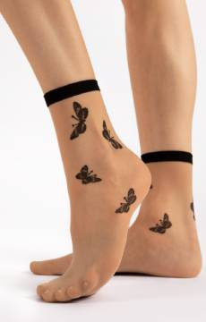 Czarujące skarpetki w motylki Fiore SUMMER